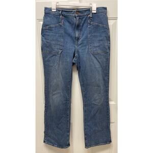 J. Crew High-Rise Bootcut jeans denim light wash size 31